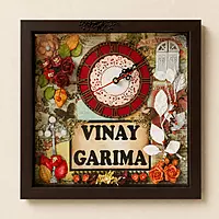 Square Nameplate for your entrance wall - fully custom designed