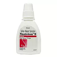 Nasivion S Saline Nasal Spray for Gentle Nasal Cleansing & Moisturizing