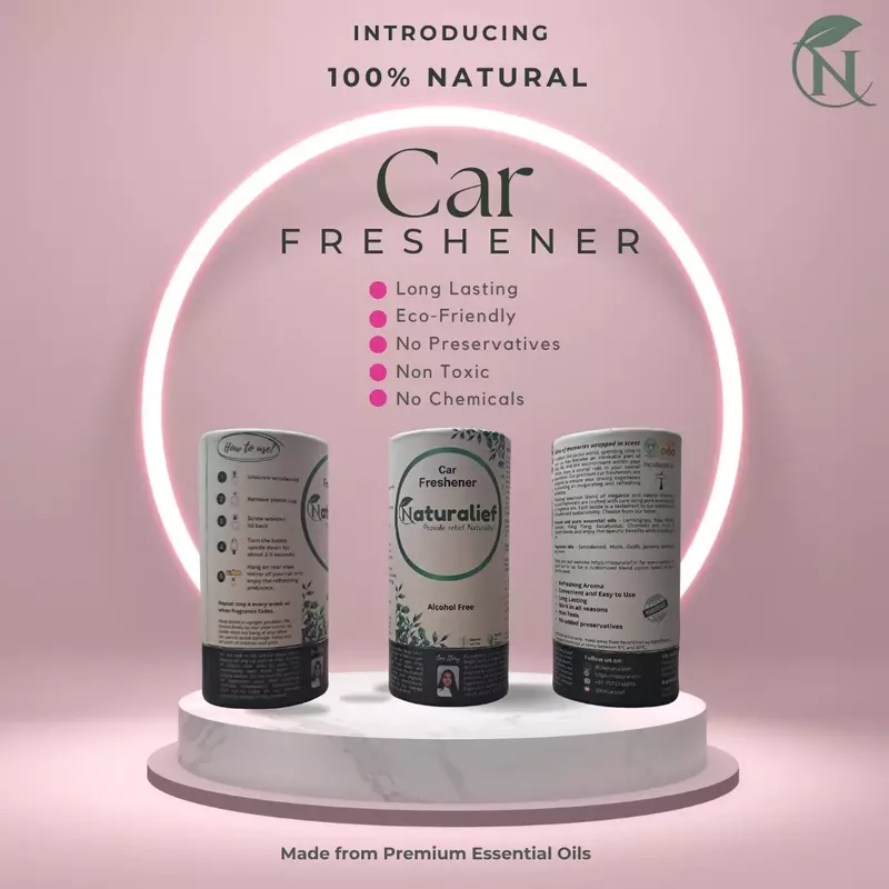 Naturalief Car Freshener - Rose