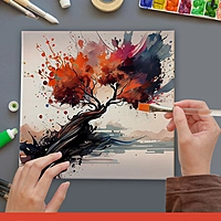 20x25cm Stretched Mini Canvas 280gsm