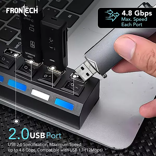 Frontech 4 Port HUB