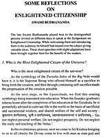 Enlightened Citizenship