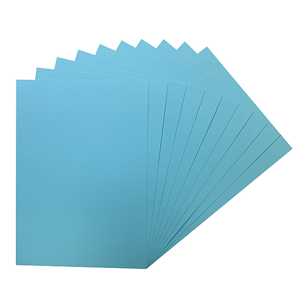 Pack of 50 A5 Light Blue Coloured Card 160gsm Sheets