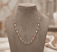 18 kt Rosé Gold Horizon Necklace