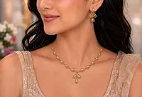 18 kt Gold Divine Gold Lace Necklace Set