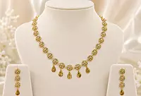 18 kt Gold Enchanted Garden Necklace Set