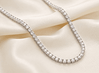 925 Silver Classic Tennis Chain Necklace