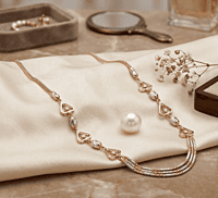 18 kt Rosé Gold Horizon Necklace