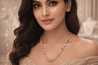 18 kt Rosé Gold Horizon Necklace