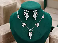 925 Silver Sakura Dream Necklace Set