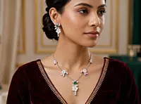 925 Silver Sakura Dream Necklace Set