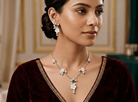 925 Silver Sakura Dream Necklace Set