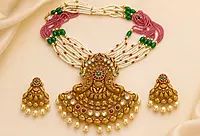 18 kt Gold Empress Pearl Heritage Set