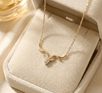 925 Silver Golden Aurelian Stag Necklace