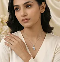 925 Silver Guardian Elephant Necklace