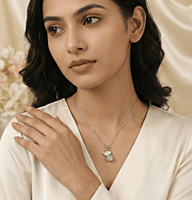 925 Silver Guardian Elephant Necklace