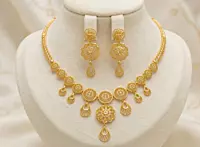 18 kt Gold Timeless Filigree Necklace Set