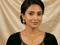 18 kt Gold Timeless Filigree Necklace Set
