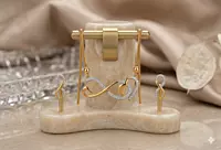 18 kt Gold Eternal Bond Necklace Set