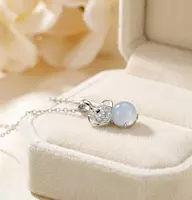 925 Silver Guardian Elephant Necklace