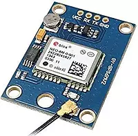 Close-up of NEO-6M GPS module with antenna Close-up of NEO-6M GPS module with antenna