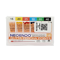 NeoEndo Gutta Percha Points 4% Length Marked – Root Canal GP Points