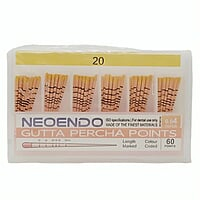 NeoEndo Gutta Percha Points 4% Length Marked – Root Canal GP Points