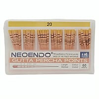 NeoEndo Gutta Percha Points 6% Length Marked – Root Canal GP Points