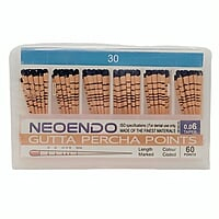 NeoEndo Gutta Percha Points 6% Length Marked – Root Canal GP Points