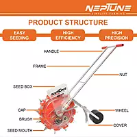 Neptune 12 Teeth Manual Seeder Machine Heavy duty