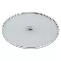 Onions Stainless Steel Splatter Screen for Frying Pan – Fine Mesh Grease Splatter Guard Lid