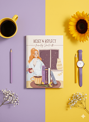 Reset & Reflect Edition (4-Month Guided Journal) Orange Mary