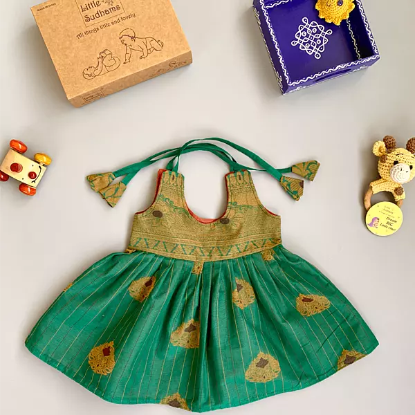 Newborn Baby Girl Cotton Dress (0-6 months) 1175