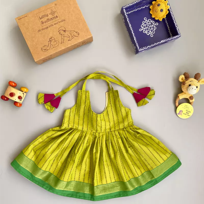Newborn Baby Girl Cotton Dress (0-6 months) 1173
