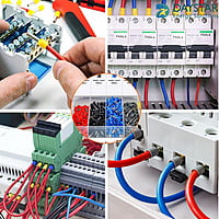 Ferrule Copper Crimp Connector - Insulated Cord Pin End Terminal orange (10 nos)