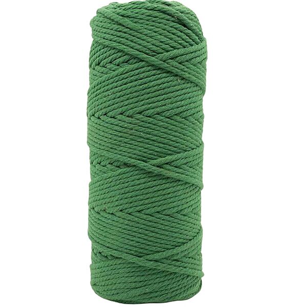 Macrame Cord 3mm 100 Meters-Medium Green
