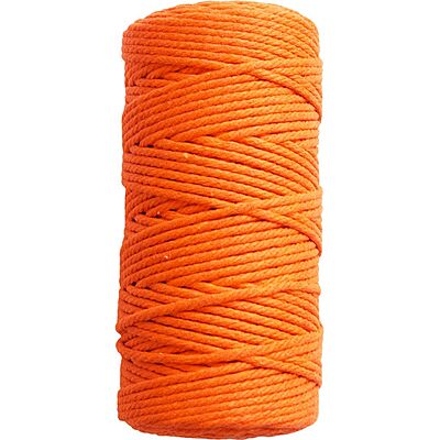 Macrame Cord 3mm 100 Meters-Orange