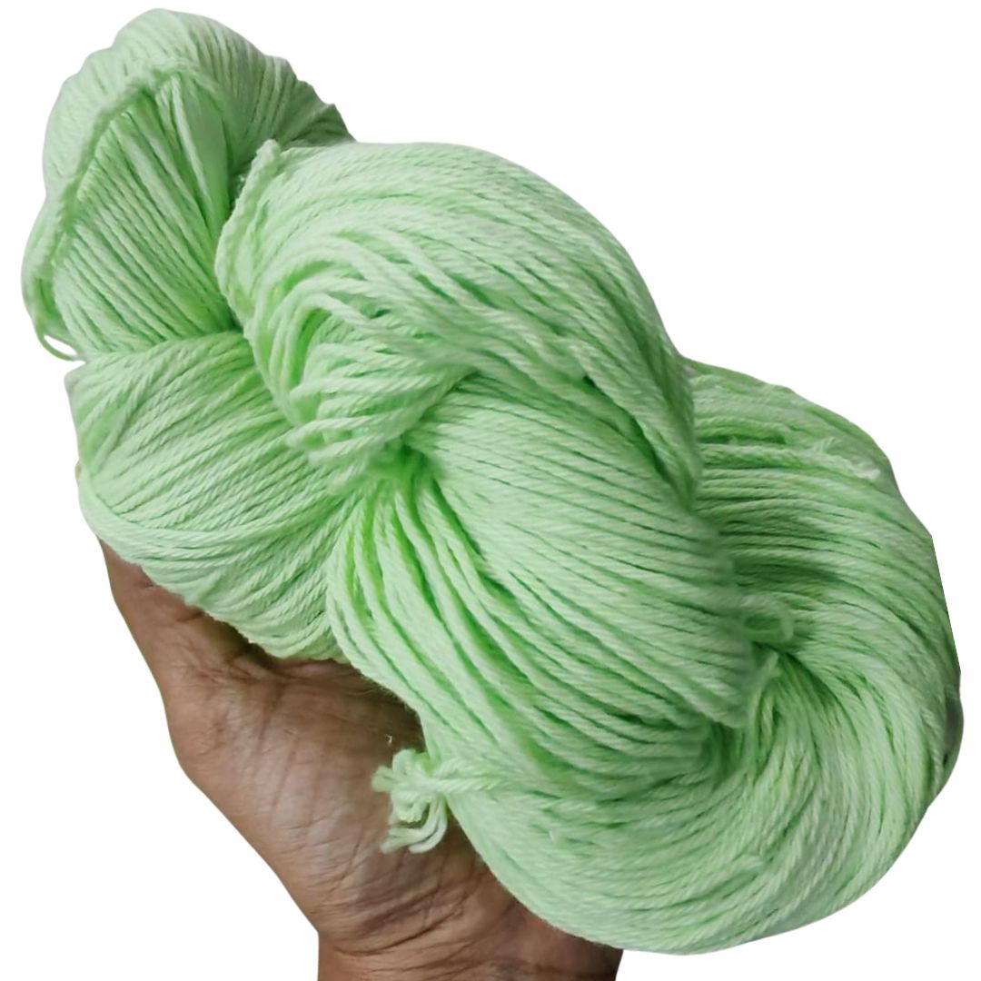Cotton Yarn 4 Ply Pastel Green