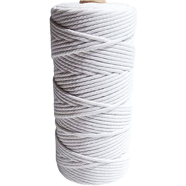 Macrame Cord 3mm 100 Meters-White