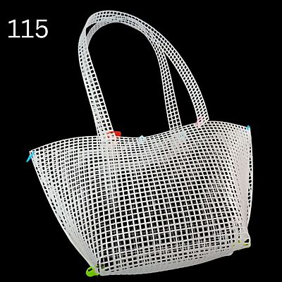 Plastic Canvas Sheet White- shapes