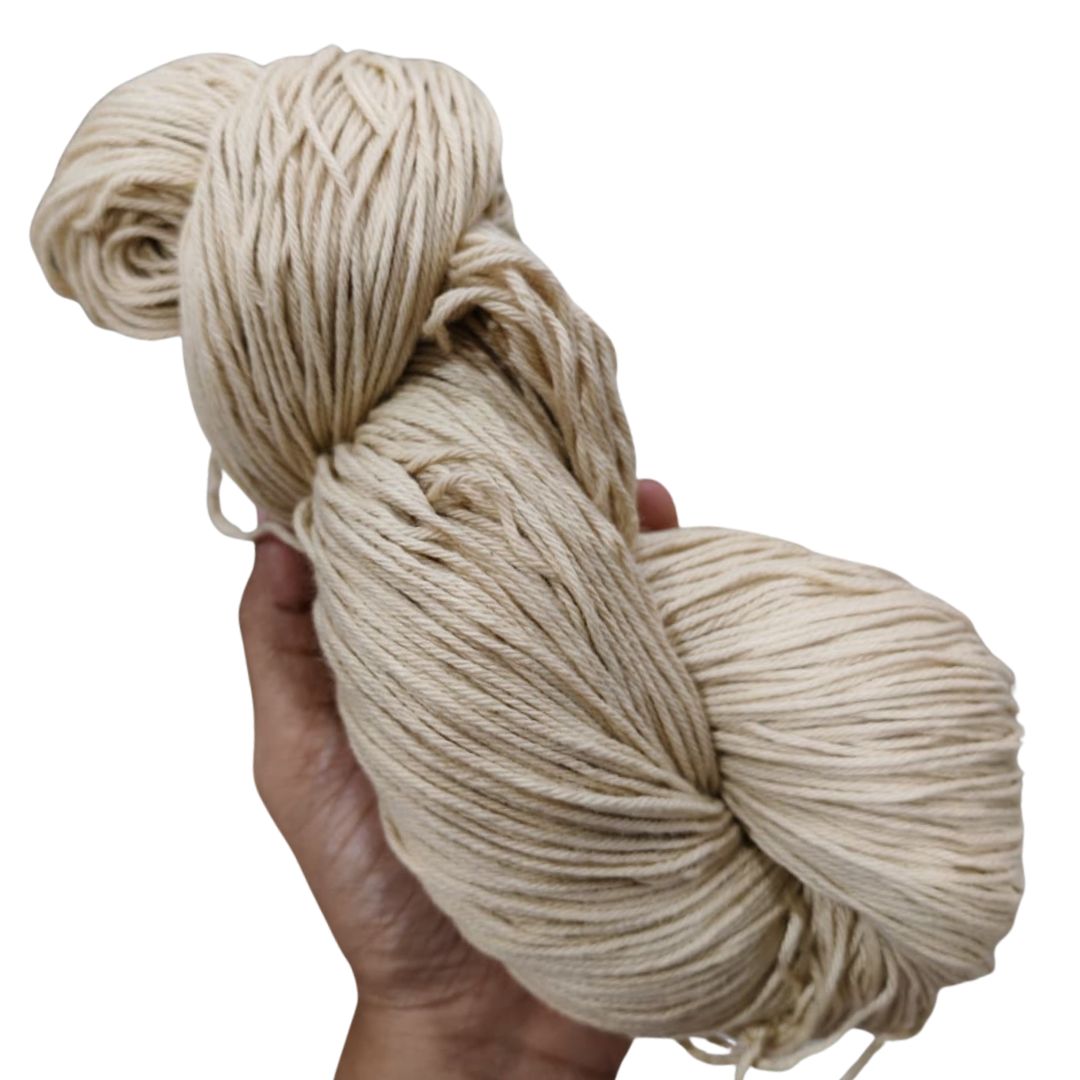 Cotton Yarn 4 Ply Lite Beige Cotton Yarn 4 Ply Lite Beige