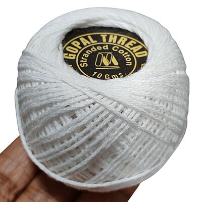 Gopal Embroidery Thread Kora 10 gm