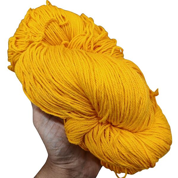 Cotton Yarn 4 Ply Sunflower Yellow