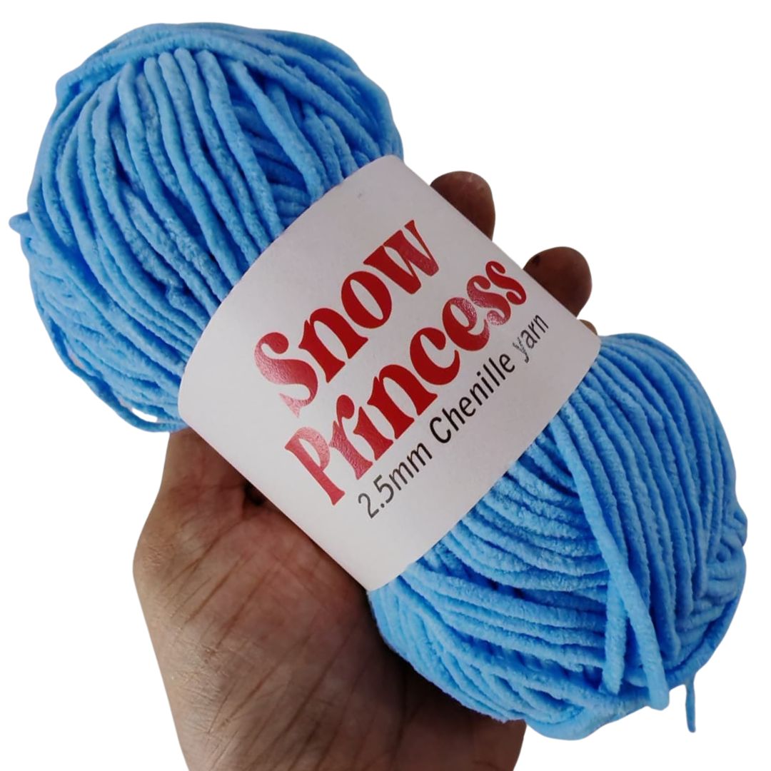 Snow Princess Chenille 112 Lite Blue Snow Princess Chenille 112 Lite Blue