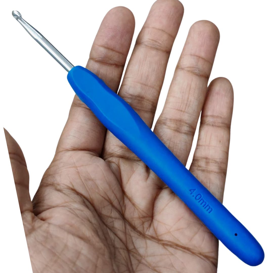 Crochet Hook with Colored Handle