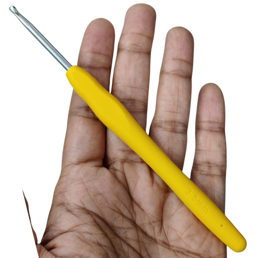Crochet Hook with Colored Handle