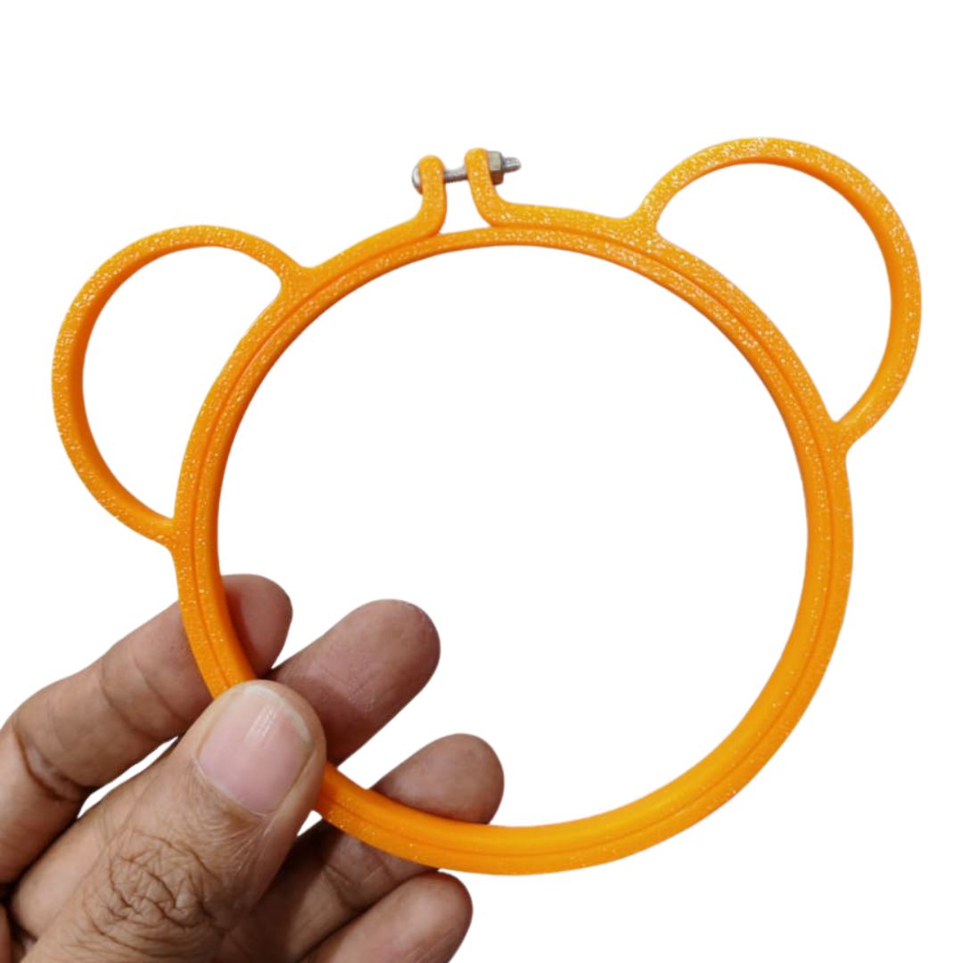 3D printed Bear Embroidery Hoop 3D printed Bear Embroidery Hoop