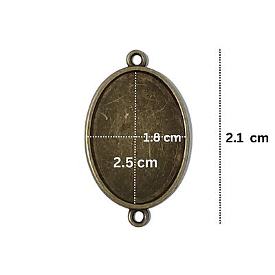 Antique Bronze Bracelet Bezel Modal 109