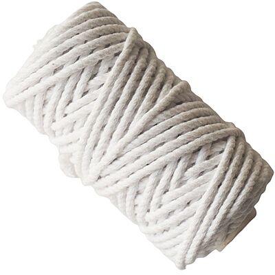 Macrame Cord  3 mm-White