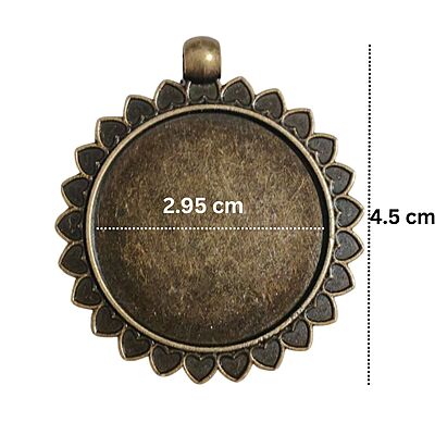 Pendant Antique Bronze Modal 217